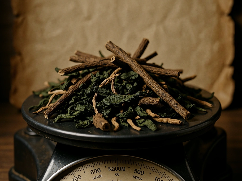 Raw botanical detail
